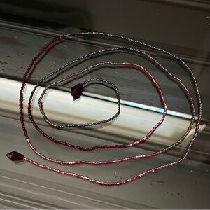 Adjustable beaded necklace